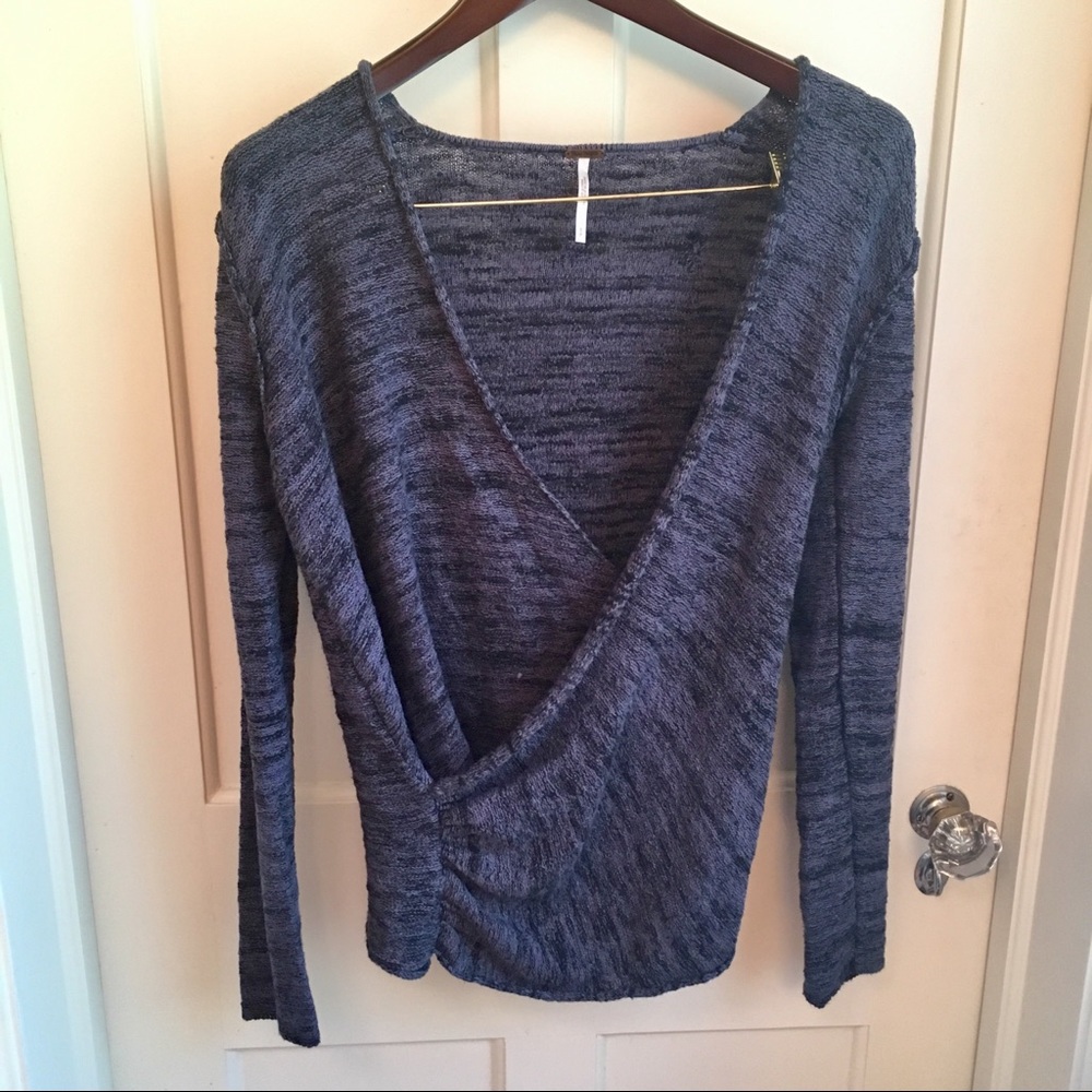 Free people wrap sweater